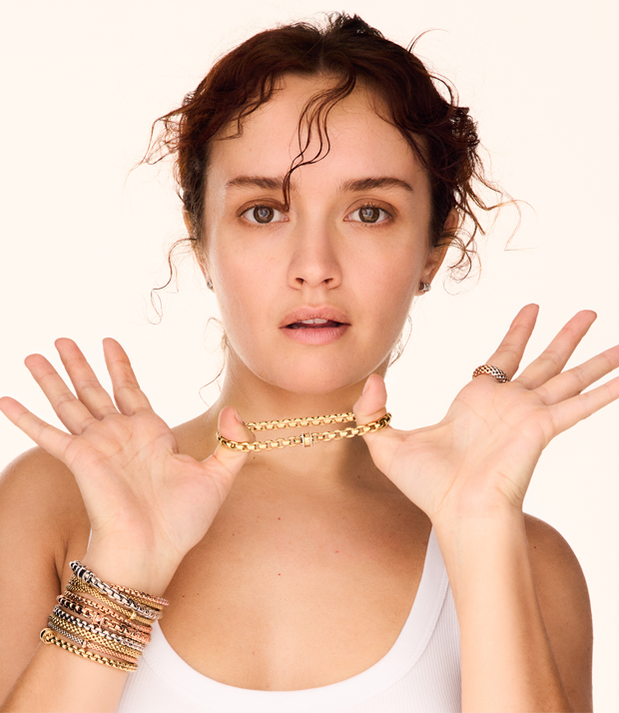 Šperky z pružného 18k zlata