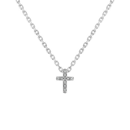 Prívesok s diamantmi Luxury Cross