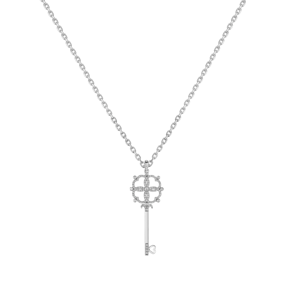 Přívěsok s diamantmi Cross Key